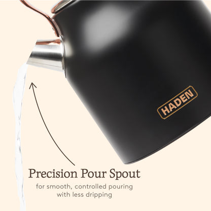 Haden Heritage Kettle – Black & Copper Kitchen Haden