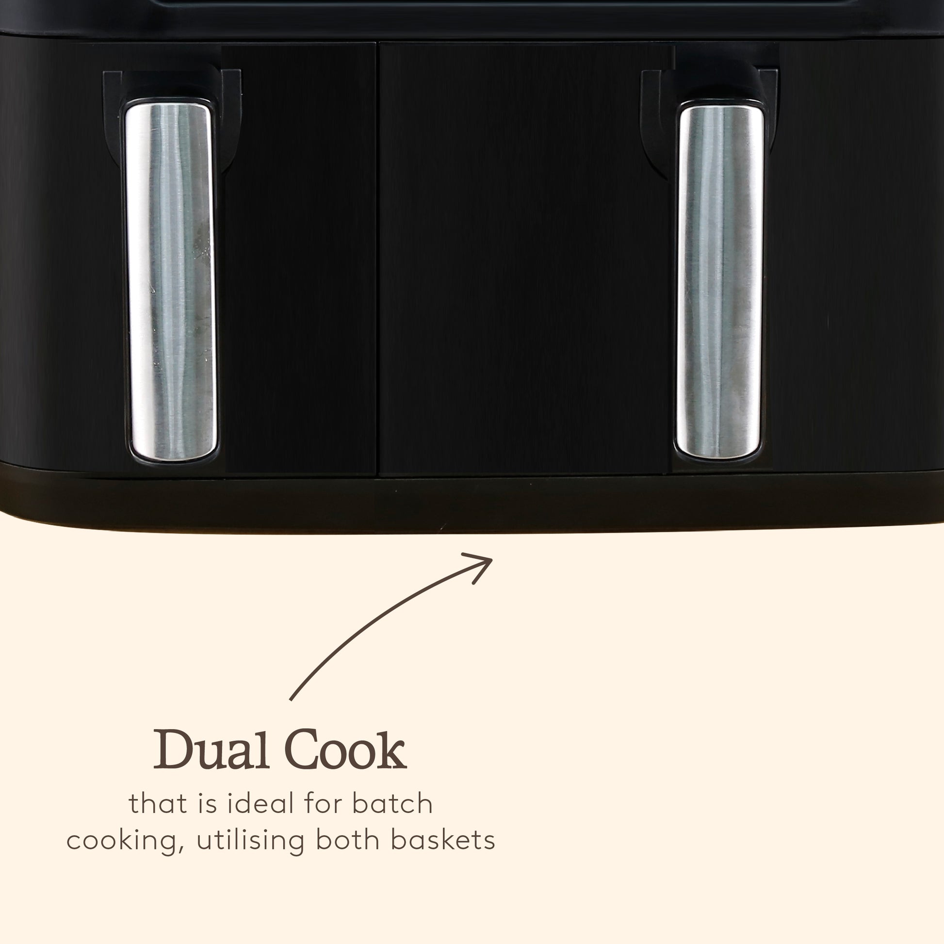 Haden 9.5L Dual Air Fryer – Black Haden