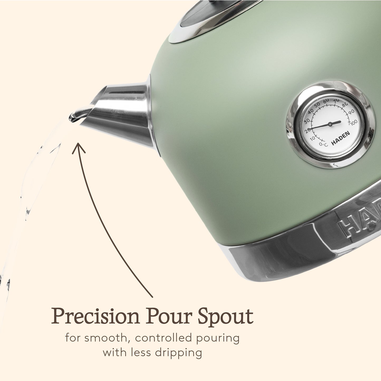 Haden Jersey 1.5L Kettle Cedar Green Electric Kettles Haden