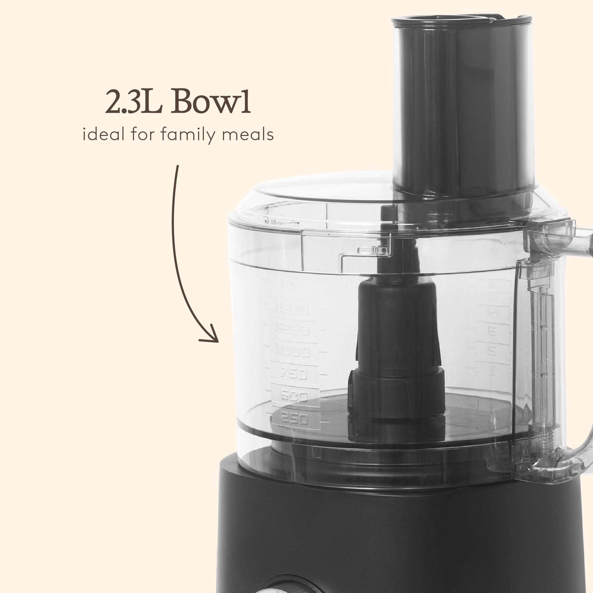 Haden 2.3L Food processor Food Mixers & Blenders Haden