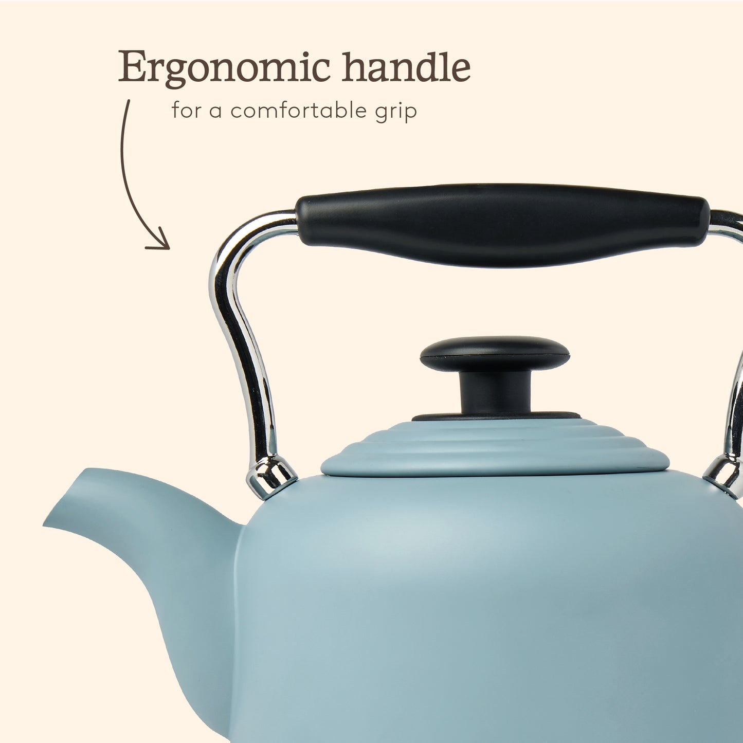 Haden Highclere Poole Blue Kettle Electric Kettles Haden