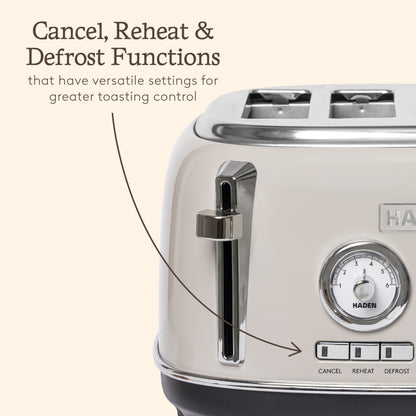 Haden Jersey Putty 4 Slice Toaster Toasters Haden