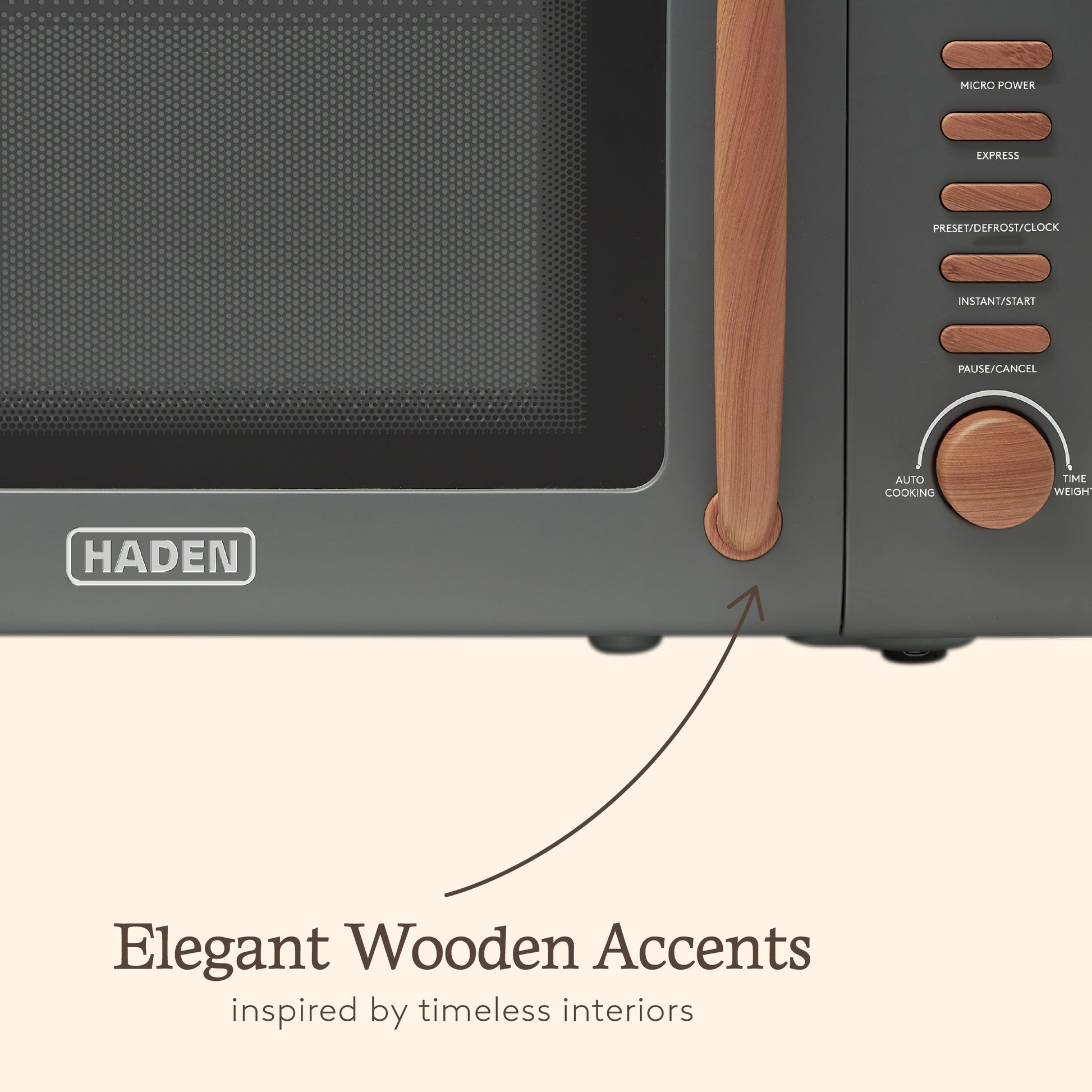Haden Dorchester Grey Microwave Microwave Ovens Haden