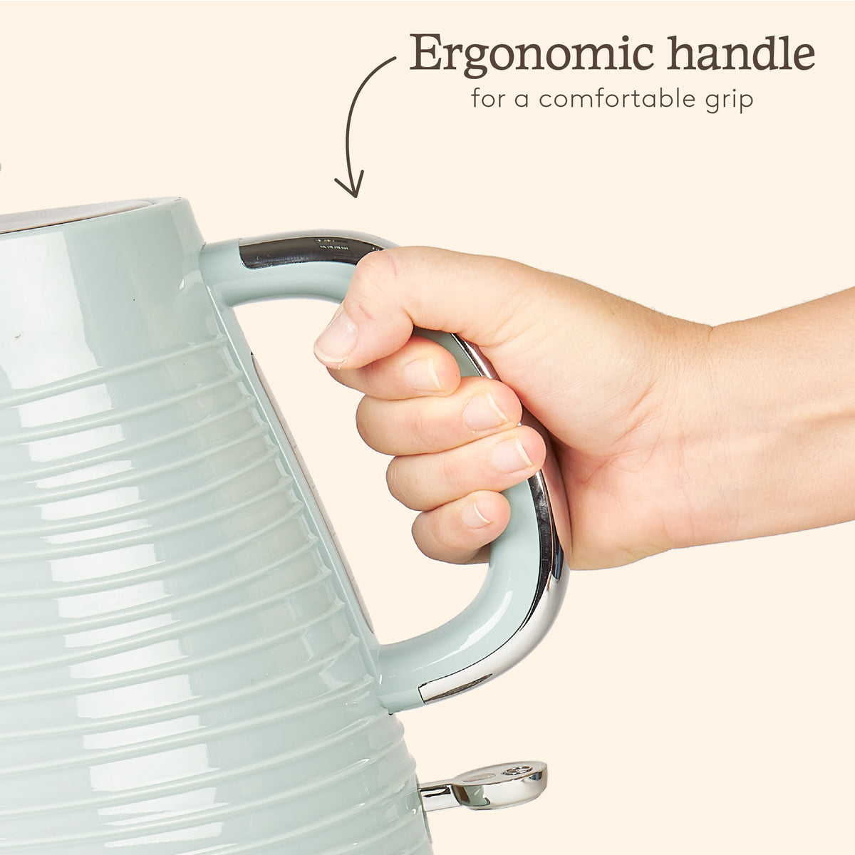 Haden Devon Kettle – Eucalyptus Green Electric Kettles Haden