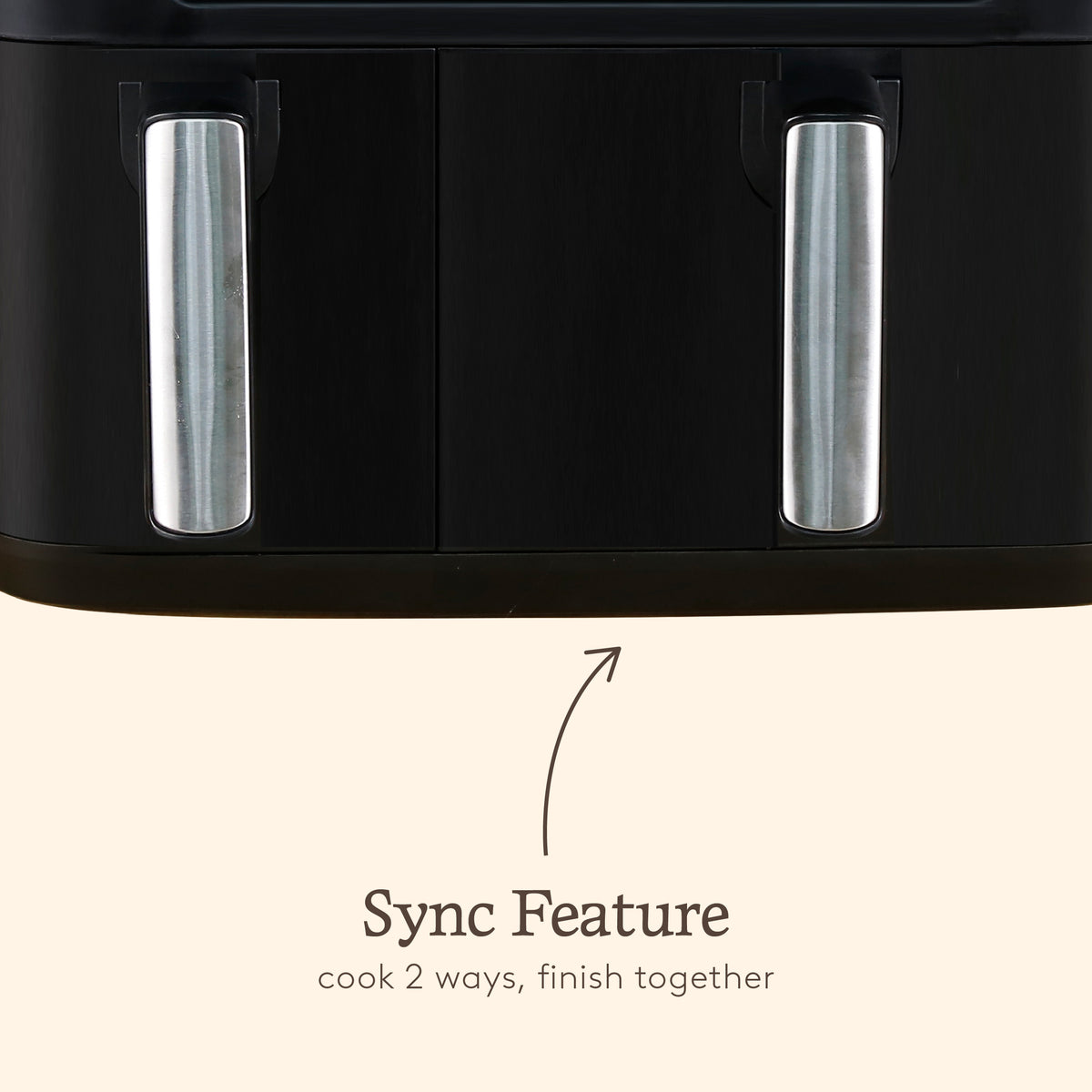 Haden 9.5L Dual Air Fryer – Black Haden