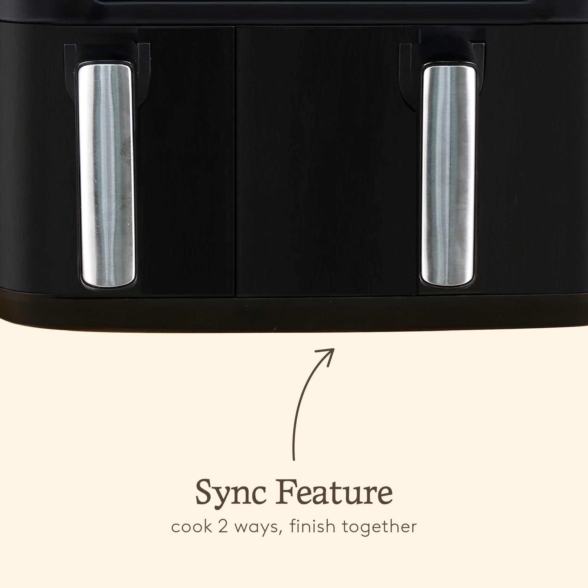 Haden 9.5L Dual Air Fryer – Black Haden