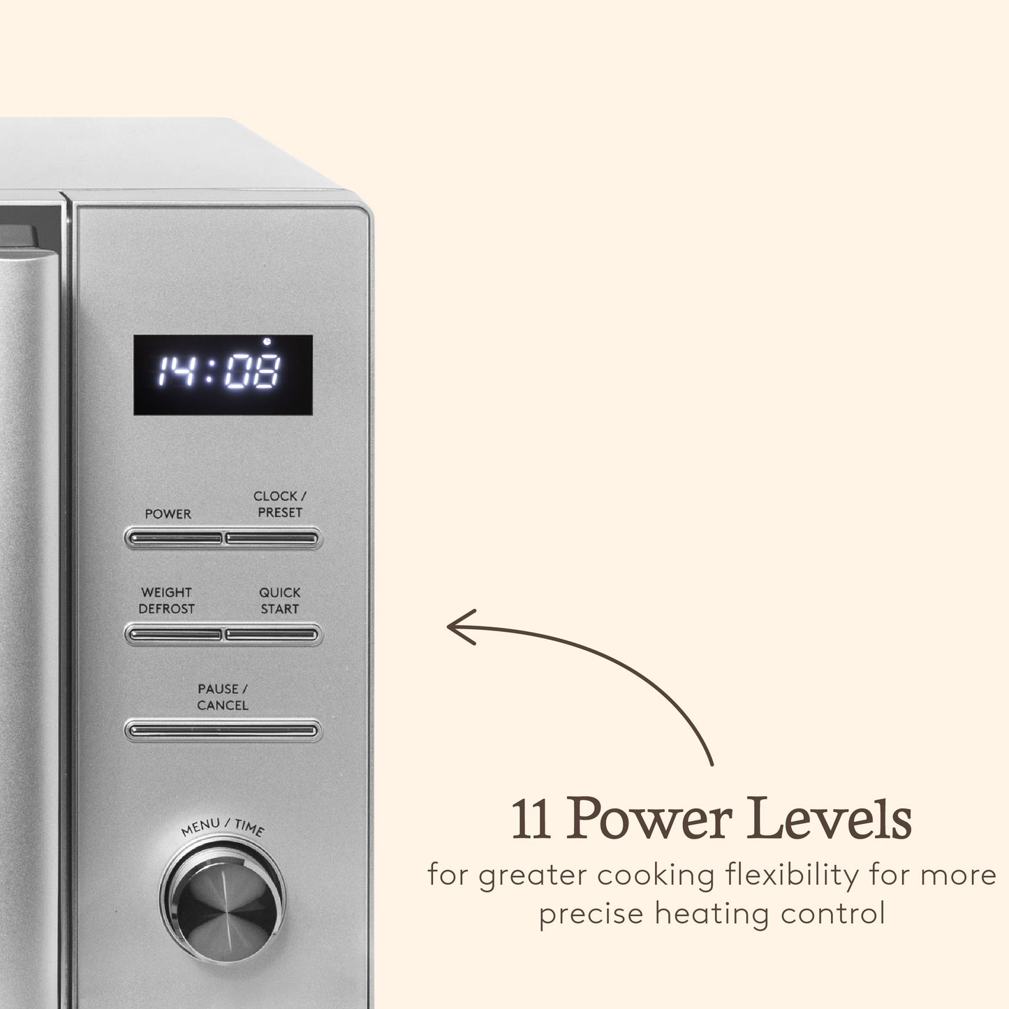 Haden 23L 900W Digital - Stainless Steel Microwave Ovens Haden