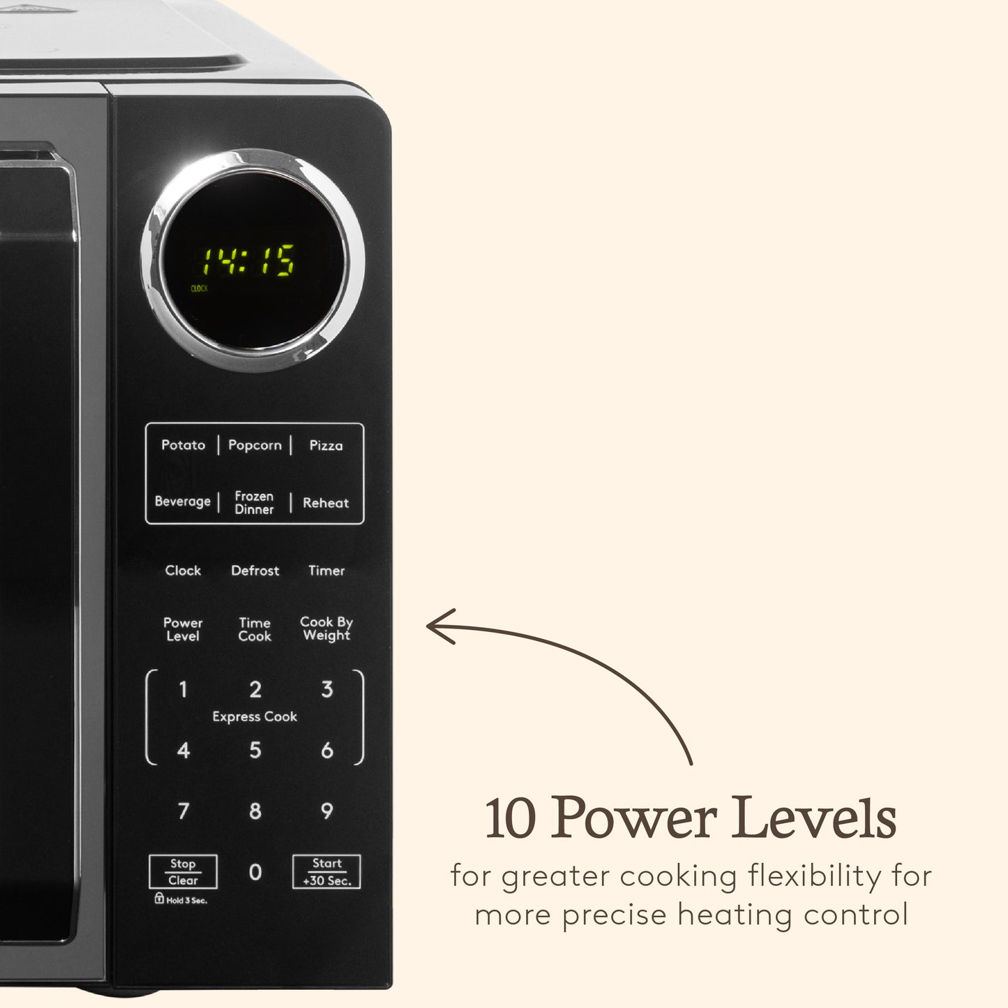 Haden 23L Touch Control Microwave in Black