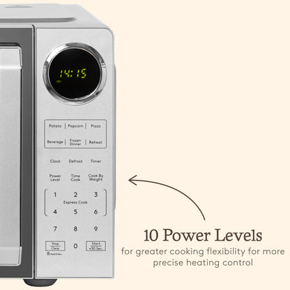 Haden 23L Touch Control Microwave – Silver Microwave Ovens Haden