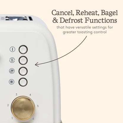 Haden Banbury 2 Slice Toaster Sour Cream