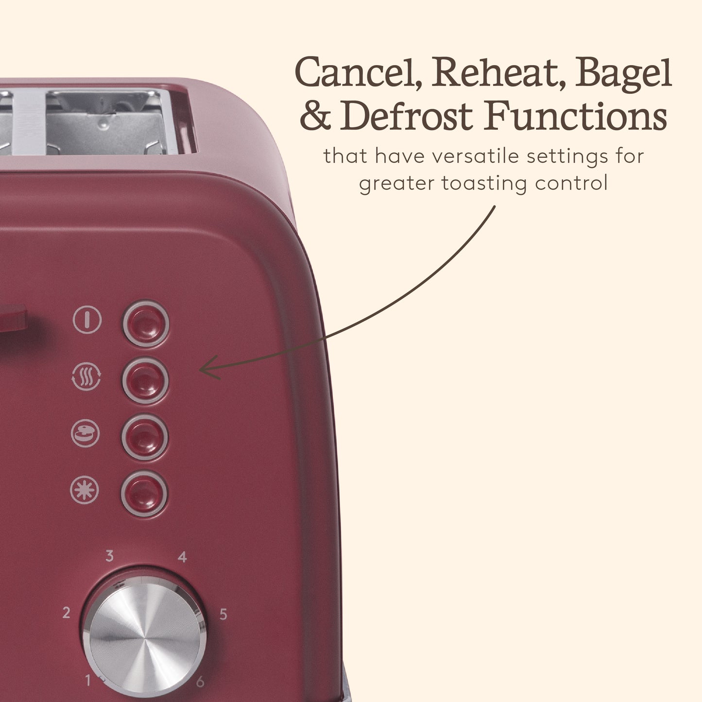 Haden Banbury 2 Slice Toaster Berry