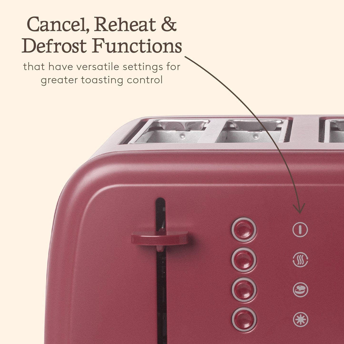 Haden Banbury 4 Slice Toaster Berry