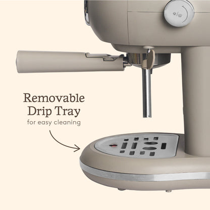 Haden Barista Espresso Machine – Putty Beige Coffee machine Haden