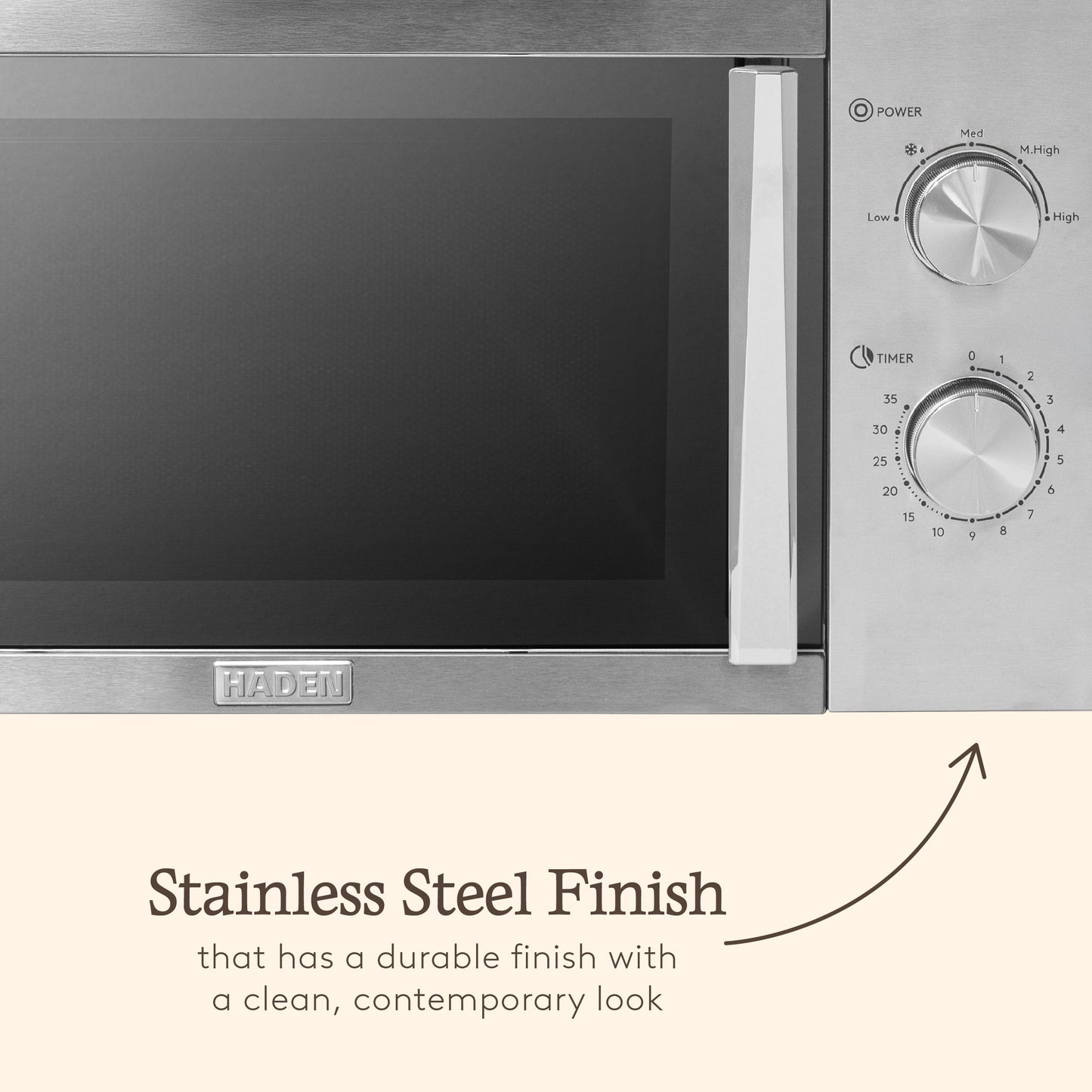 Haden 20L Stainless Steel Microwave Microwave Ovens Haden