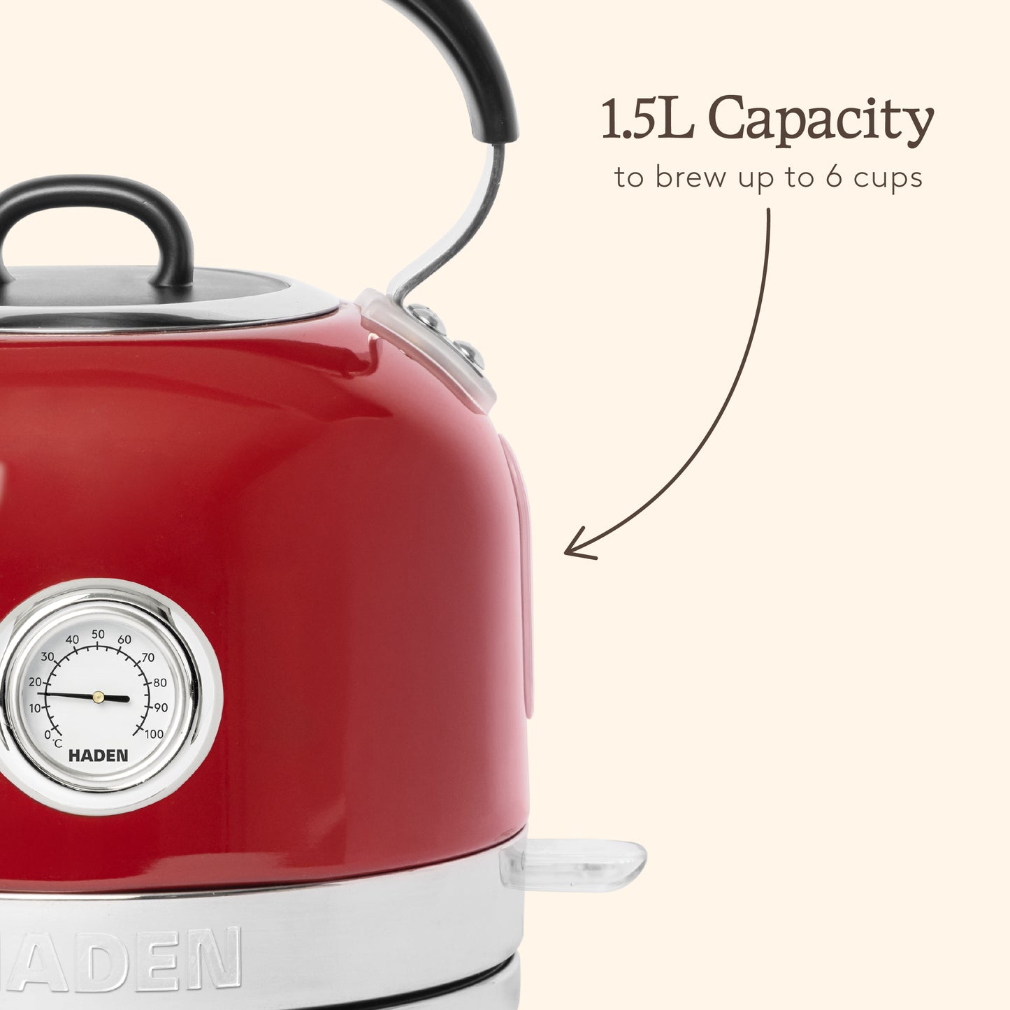 Haden Jersey Red Kettle Electric Kettles Haden