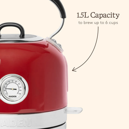Haden Jersey Red Kettle Electric Kettles Haden