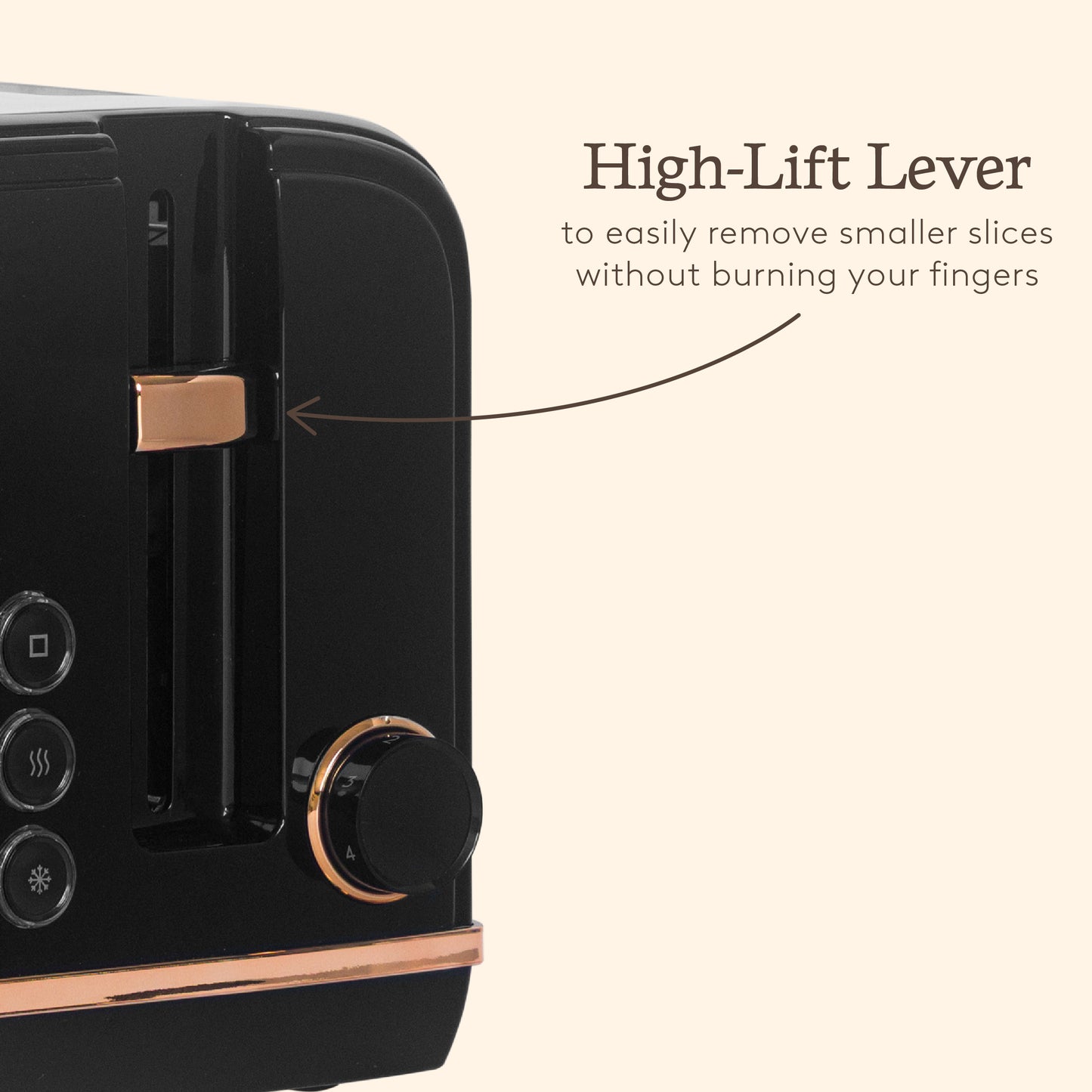 Haden Salcombe 4 Slice Toaster – Black & Copper Toasters Haden