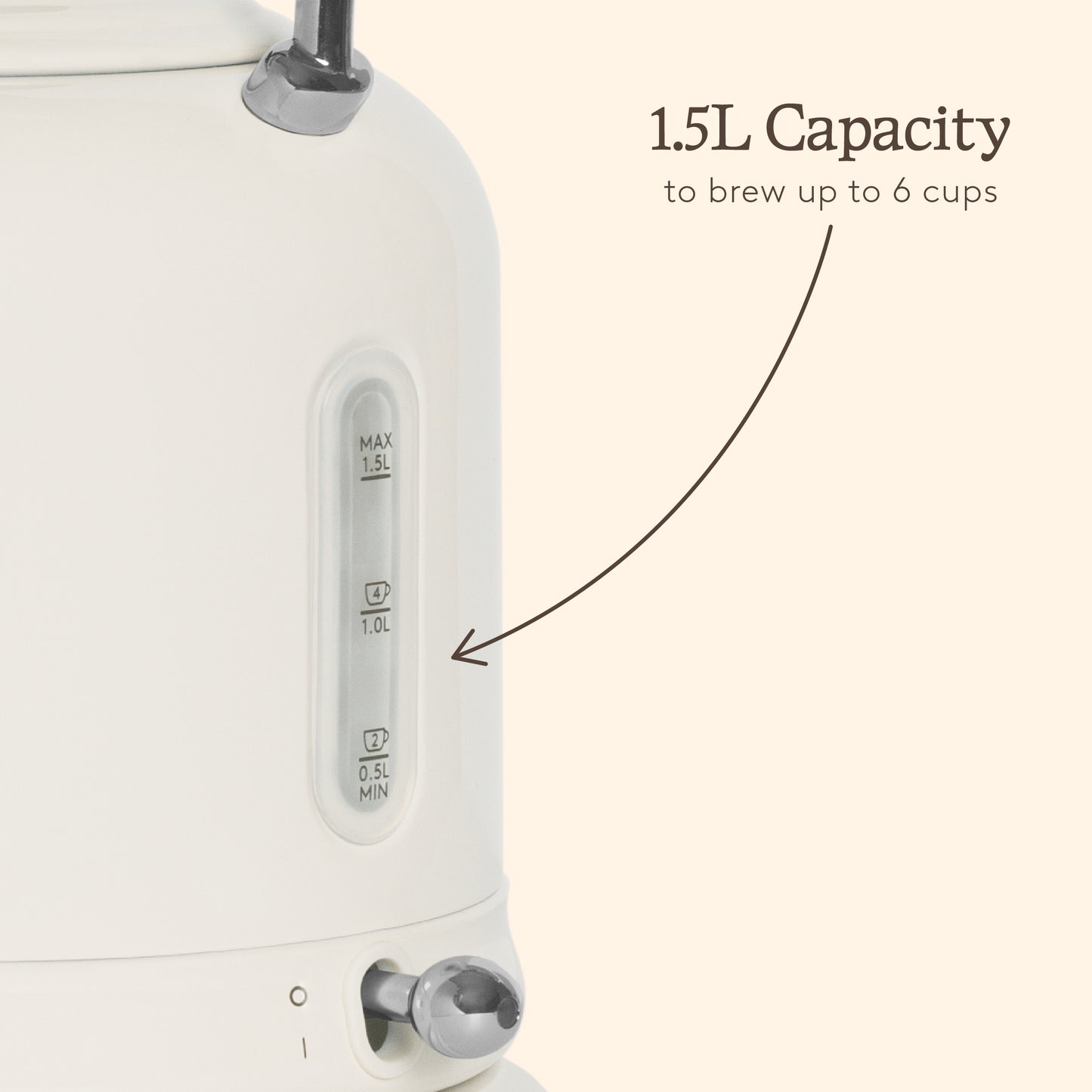 Haden Highclere Cream Kettle Electric Kettles Haden