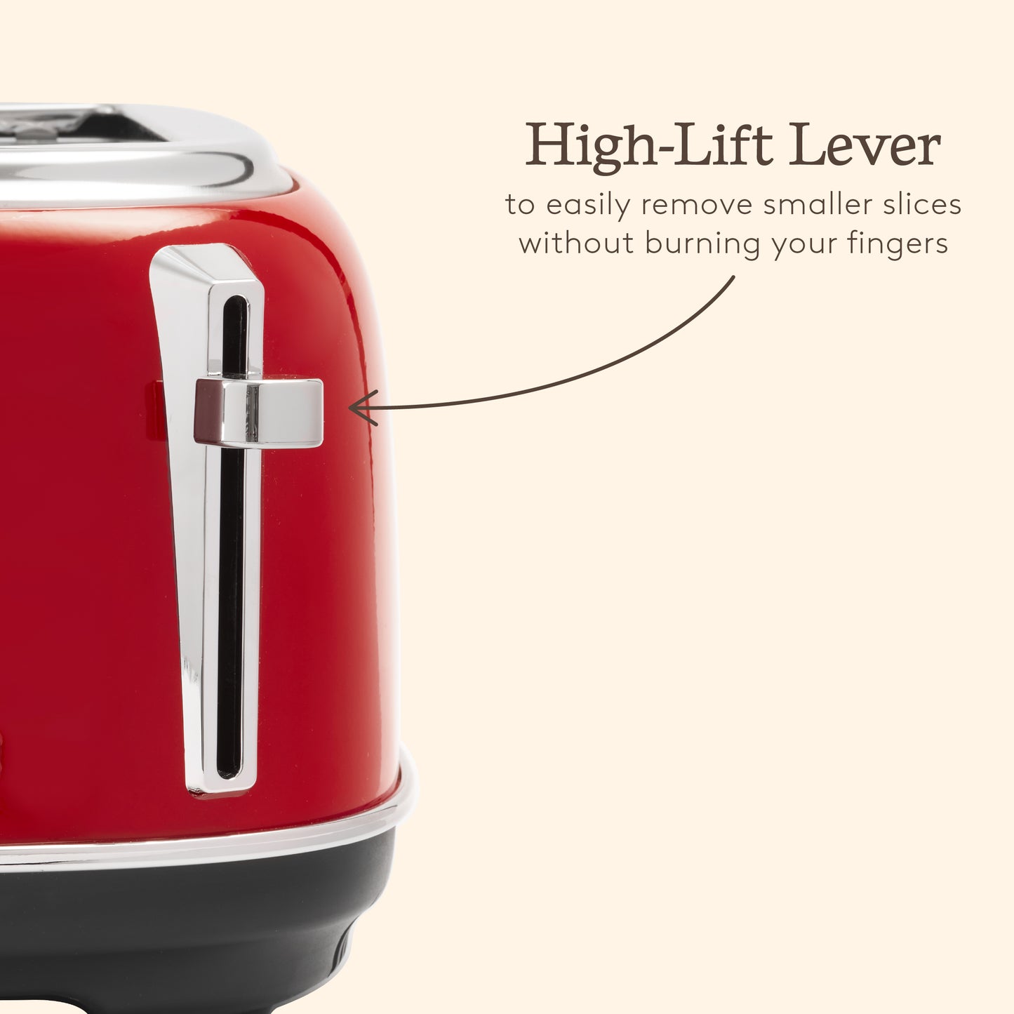 Haden Jersey Red 4 Slice Toaster