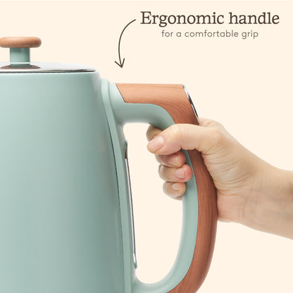 Haden Dorchester Sage Green Digital Variable Temperature Kettle Electric Kettles Haden