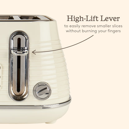 Haden Devon 4 Slice Toaster Cream Toasters Haden