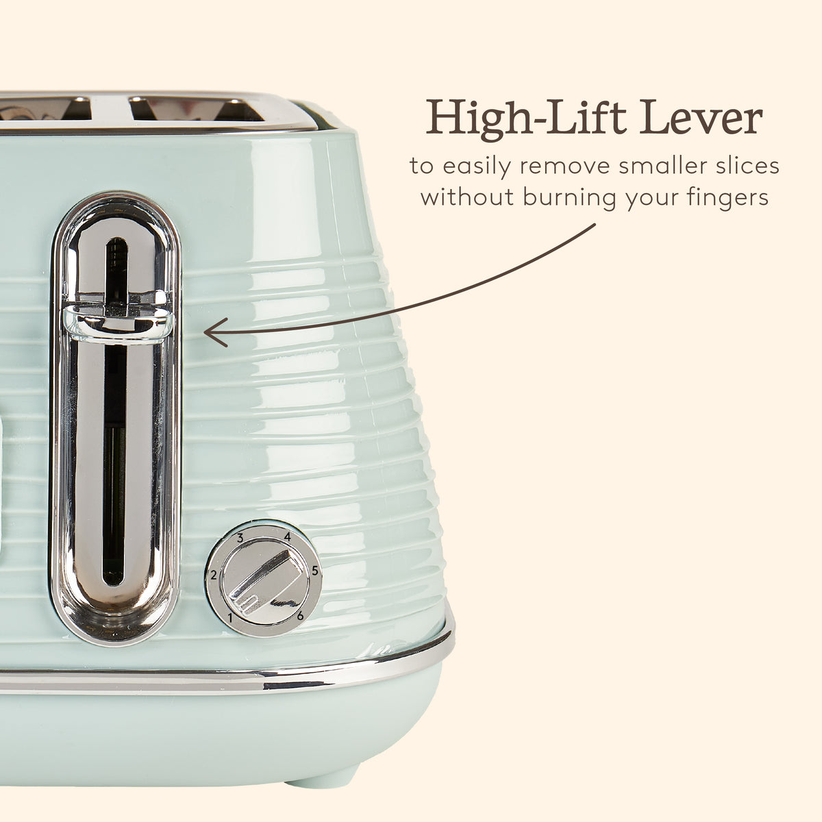 Haden Devon 4 Slice Toaster – Eucalyptus Green Toasters Haden