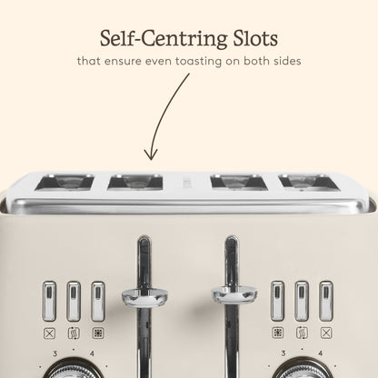 Haden Cotswold 4 Slice Putty Toaster Toasters Haden