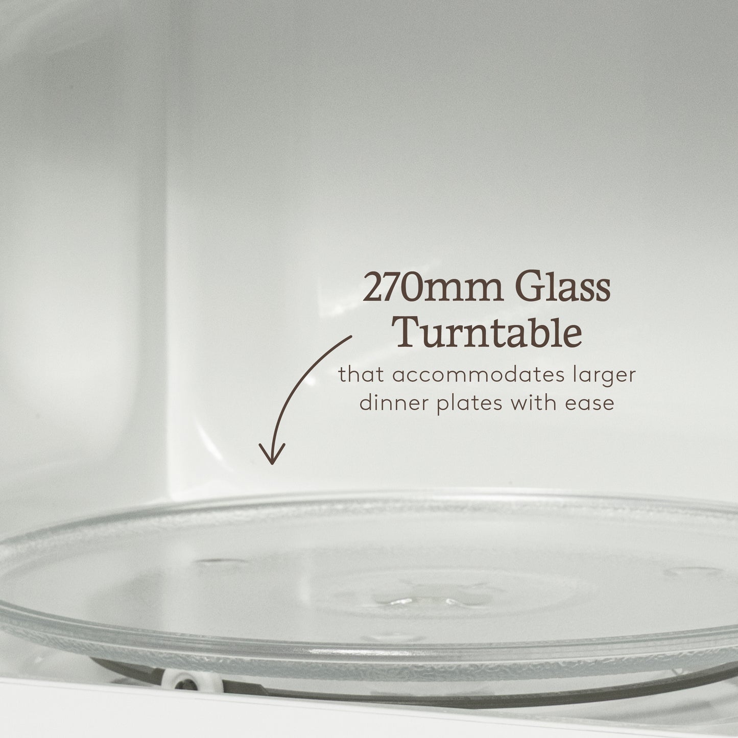 Haden 23L Touch Control Microwave in Silver