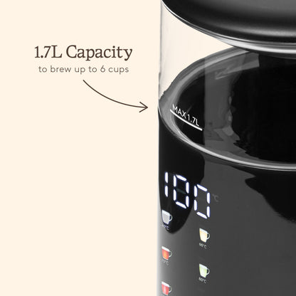 Haden 1.7L Sensor Kettle – Black Electric Kettles Haden