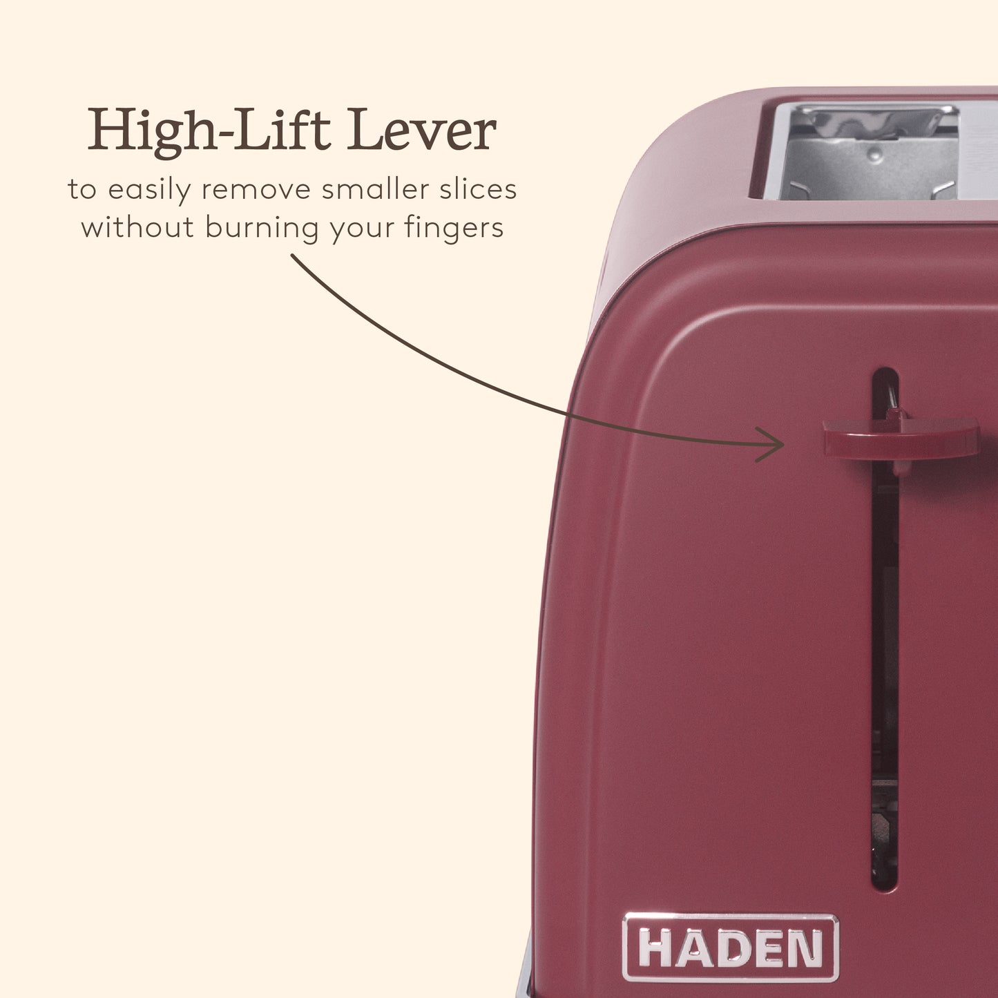 Haden Banbury 2 Slice Toaster Berry