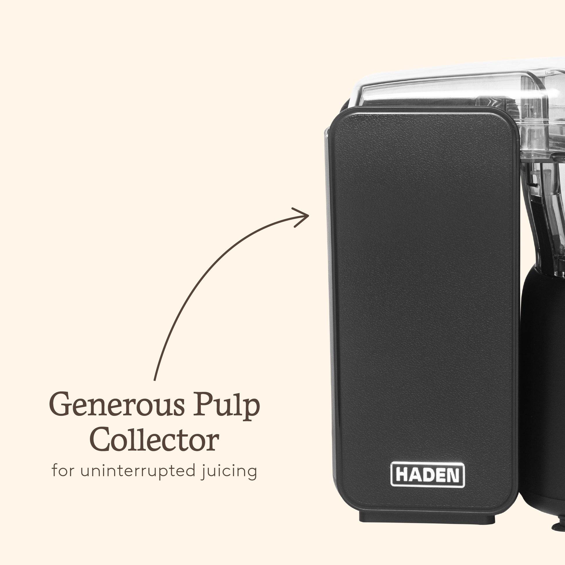 Haden 1L Juicer – Black Juicer Haden