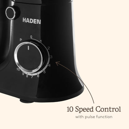 Haden 5L Stand Mixer – Black Food Mixers & Blenders Haden