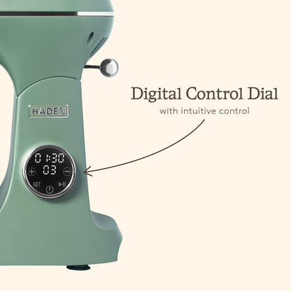 Haden 6.5L Digital Stand Mixer – Cedar Green Food Mixers & Blenders Haden