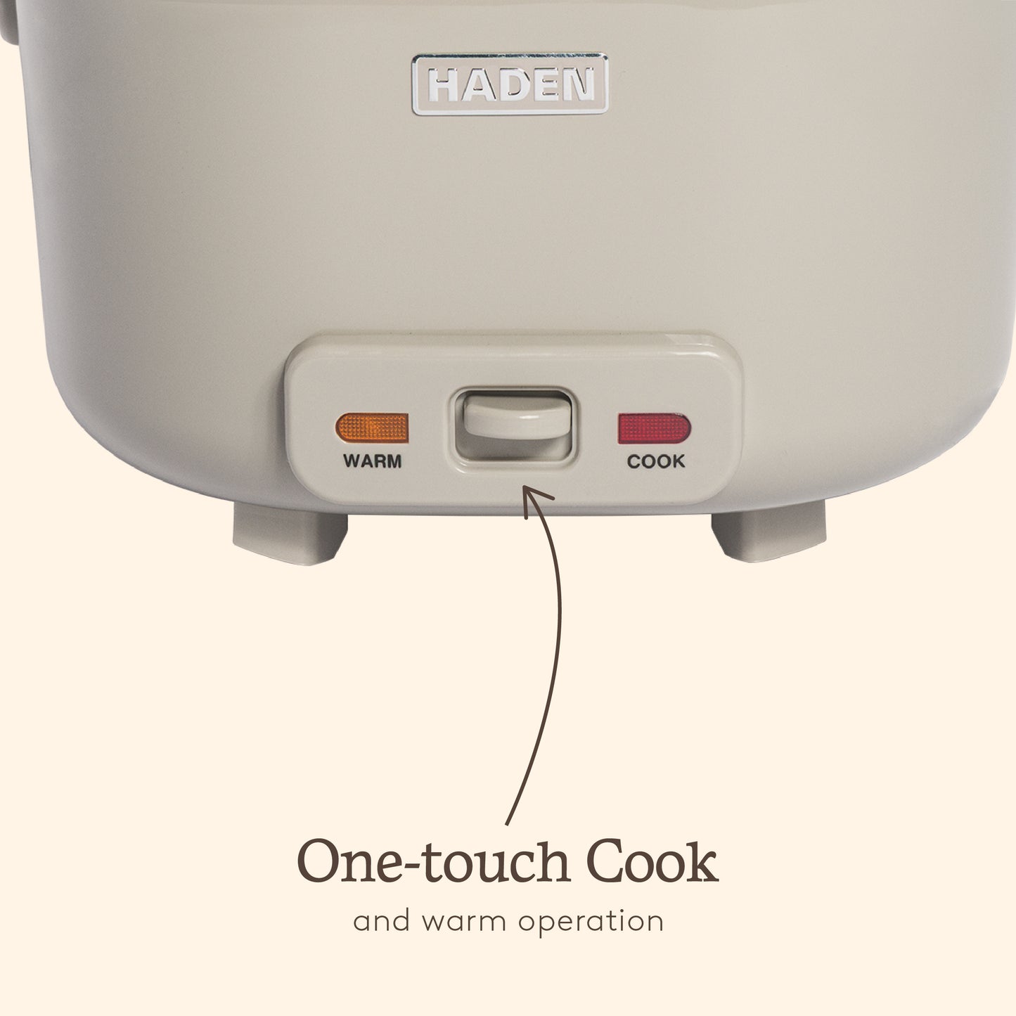 Haden 1.5L Rice Cooker – Putty Beige Rice Cooker Haden