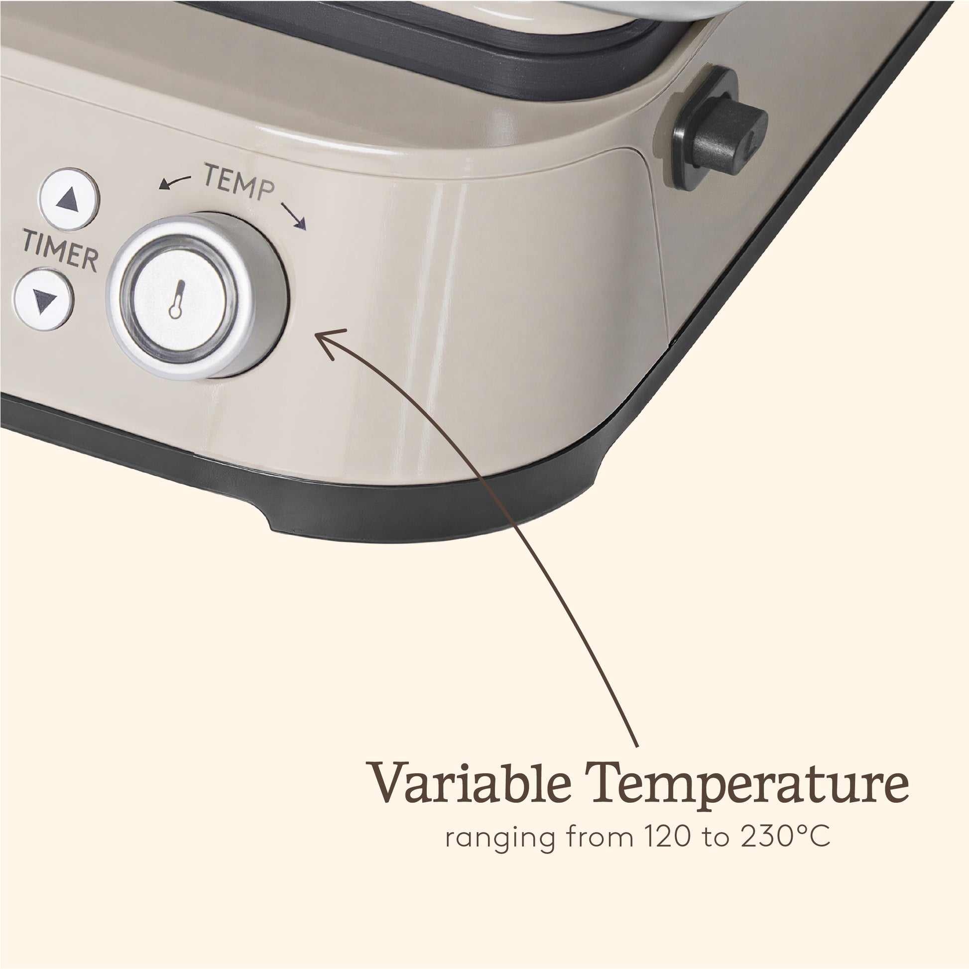 Haden Retro Grill – Putty Beige Electric Grill Haden