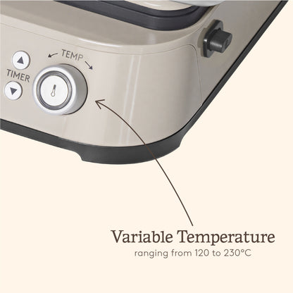 Haden Retro Grill – Putty Beige Electric Grill Haden