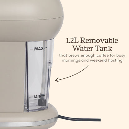Haden Barista Espresso Machine – Putty Beige Coffee machine Haden
