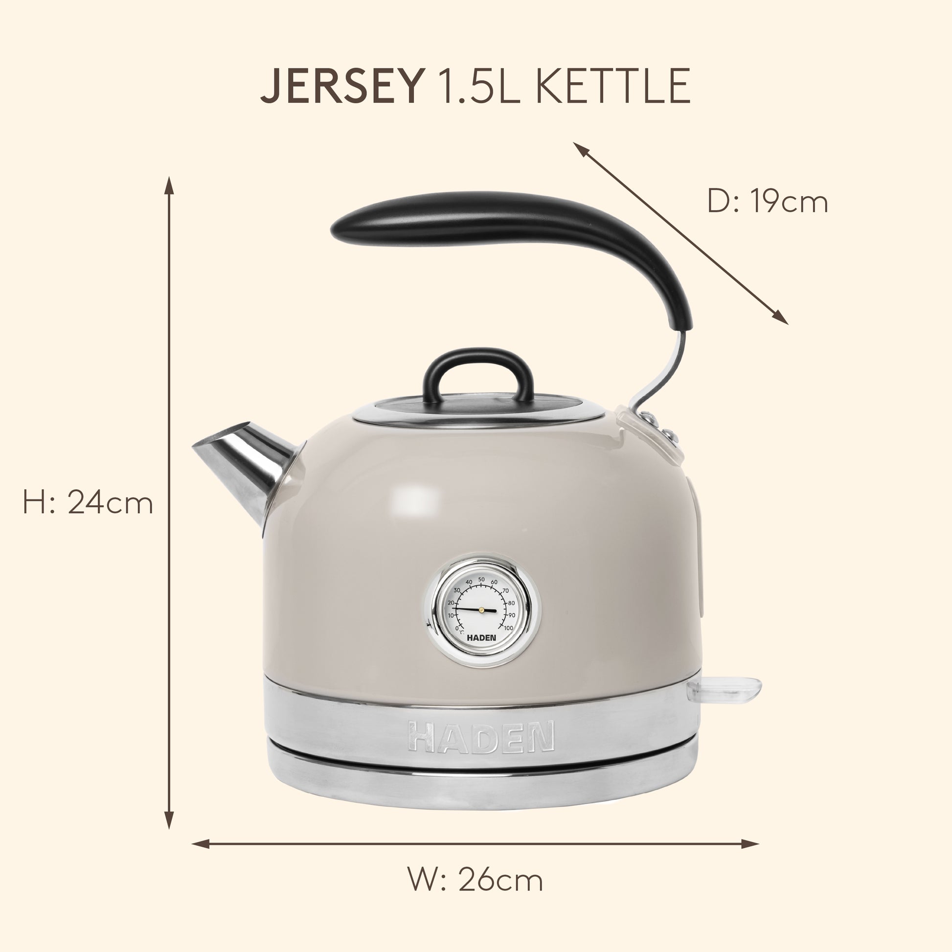 Haden Jersey Putty Kettle Electric Kettles Haden