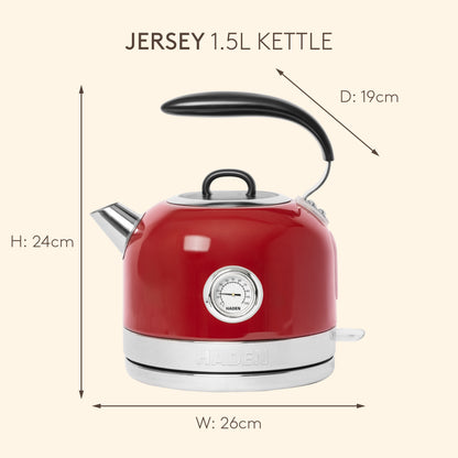 Haden Jersey Red Kettle Electric Kettles Haden