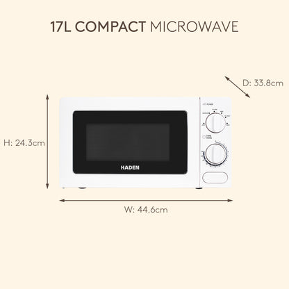 Haden 17L Microwave White Microwave Ovens Haden