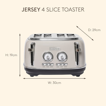 Haden Jersey Putty 4 Slice Toaster Toasters Haden