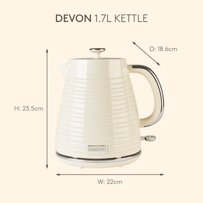 Haden Devon Kettle – Cream Electric Kettles Haden