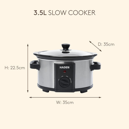 Haden 3.5L Slow Cooker Slow Cookers Haden