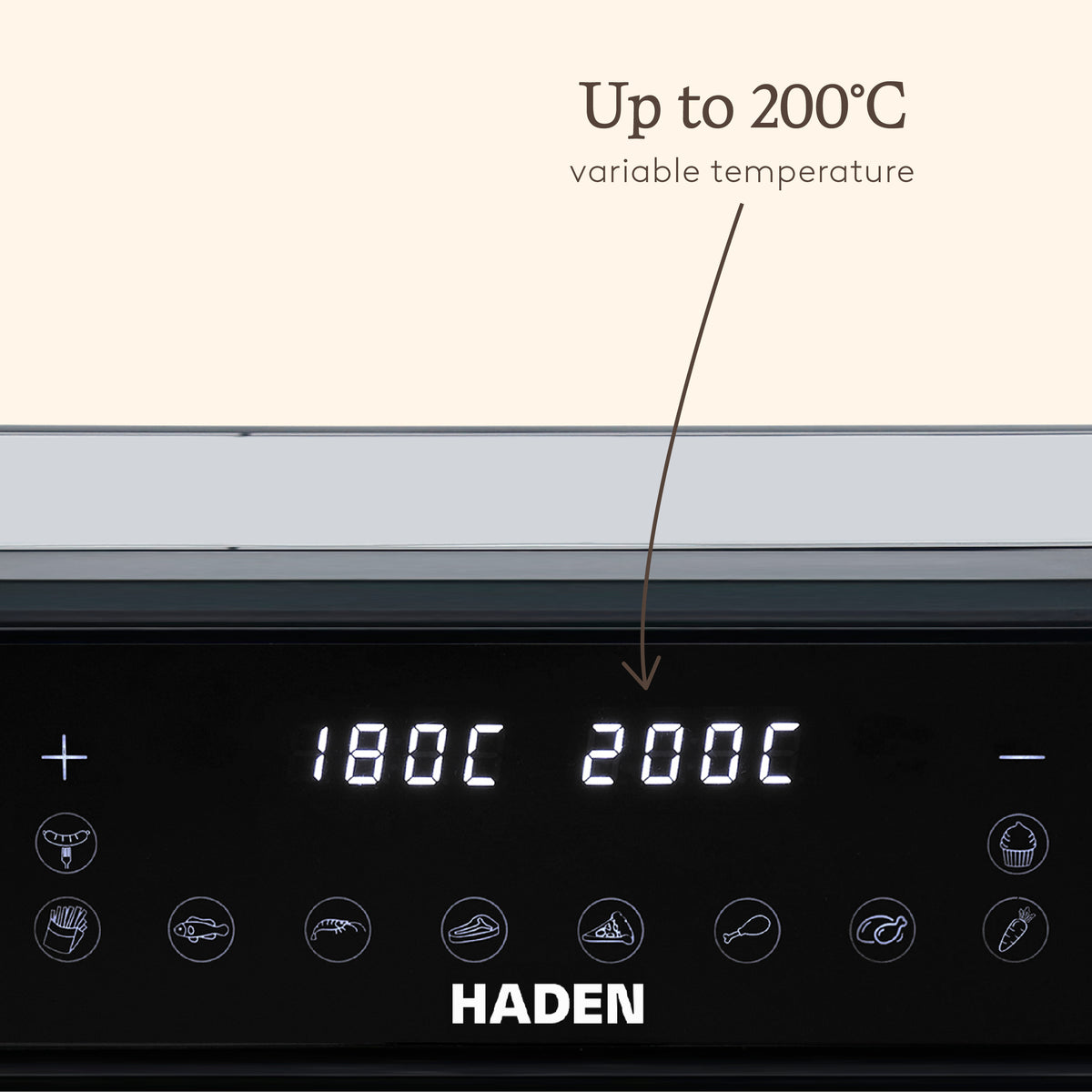 Haden 9.5L Dual Air Fryer – Black Haden