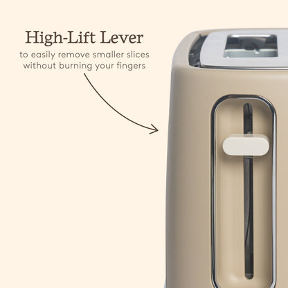 Haden Dorchester 2 Slice Toaster Cashmere Beige Toasters Haden