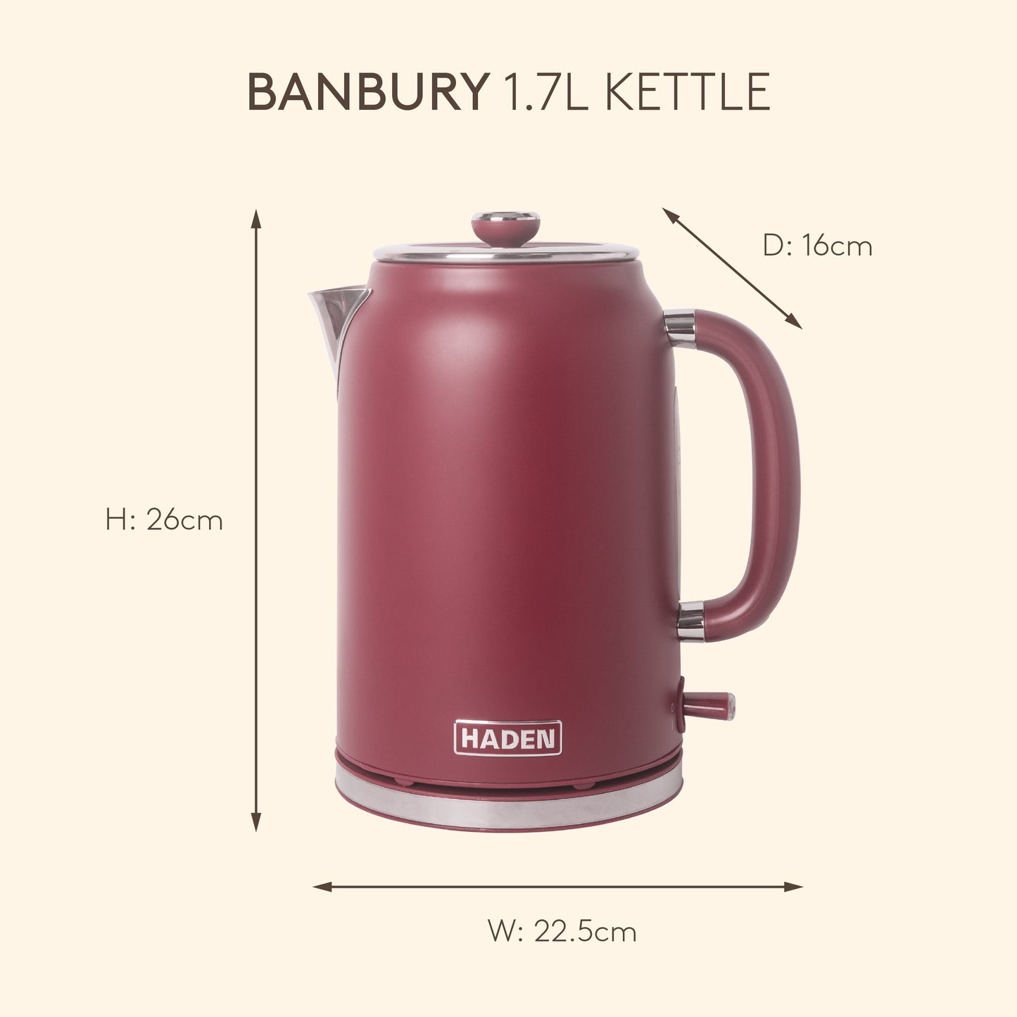 Haden Banbury Kettle Berry