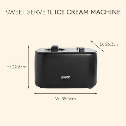 Haden Sweet Serve 1L Ice Cream Machine Haden
