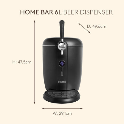 Haden Home Bar 6 Litre Beer Dispenser Haden