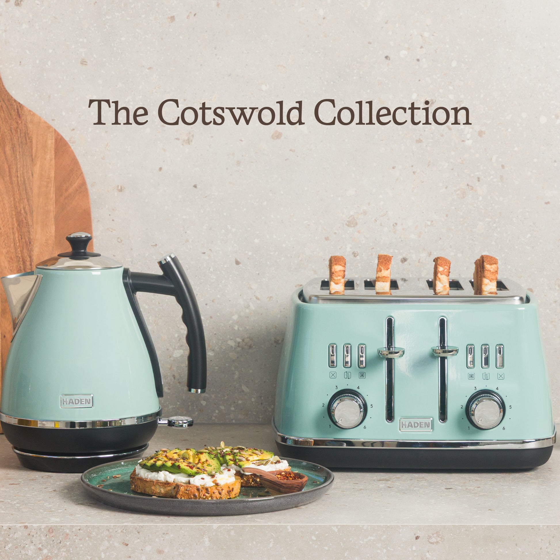Haden Cotswold Sage Kettle Electric Kettles Haden