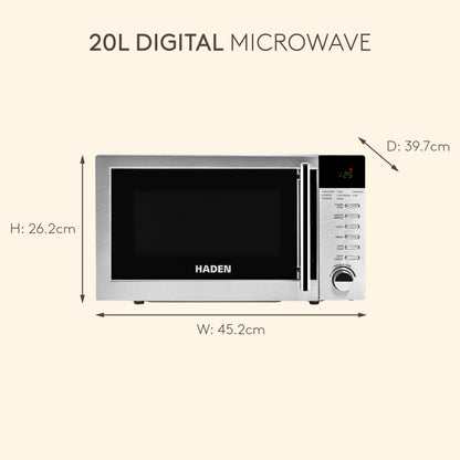 Haden Stainless Steel Exterior Microwave Microwave Ovens Haden